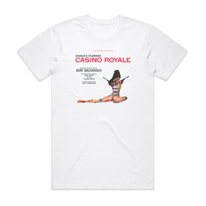 Burt Bacharach Casino Royale Album Cover T-Shirt White Burt Bacharach Casino Royale Album Cover T-Shirt White