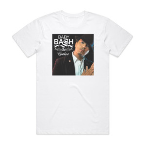 Baby Bash Cyclone Album Cover T-Shirt White Baby Bash Cyclone Album Cover T-Shirt White