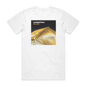 Bonobo Latenighttales Bonobo Album Cover T-Shirt White Bonobo Latenighttales Bonobo Album Cover T-Shirt White