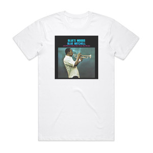 Blue Mitchell Blues Moods Album Cover T-Shirt White Blue Mitchell Blues Moods Album Cover T-Shirt White