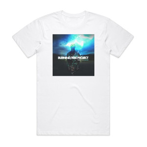 Burning Tree Project Time And Color Album Cover T-Shirt White Burning Tree Project Time And Color Album Cover T-Shirt White