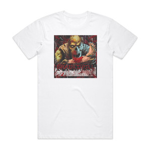 Brain Drill The Parasites Album Cover T-Shirt White Brain Drill The Parasites Album Cover T-Shirt White