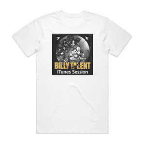 Billy Talent Itunes Session Album Cover T-Shirt White Billy Talent Itunes Session Album Cover T-Shirt White