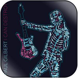 Paul Gilbert I Can Destroy Album Cover Sticker Paul Gilbert I Can Destroy Album Cover Sticker