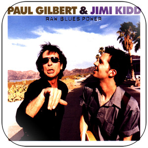 Paul Gilbert Raw Blues Power Album Cover Sticker Paul Gilbert Raw Blues Power Album Cover Sticker