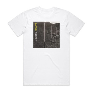 Battles Tonto Album Cover T-Shirt White Battles Tonto Album Cover T-Shirt White