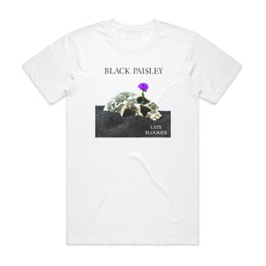 Black Paisley Late Bloomer Album Cover T-Shirt White