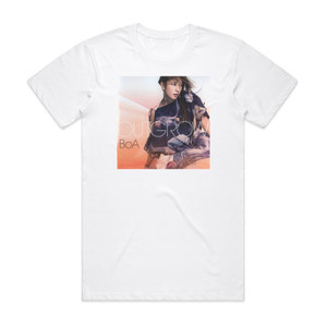 BoA Outgrow Bonus Disc Album Cover T-Shirt White BoA Outgrow Bonus Disc Album Cover T-Shirt White