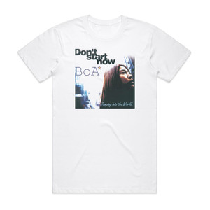 BoA Dont Start Now Jumping Into The World Album Cover T-Shirt White BoA Dont Start Now Jumping Into The World Album Cover T-Shirt White