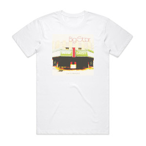 Big Star Live In Memphis Album Cover T-Shirt White Big Star Live In Memphis Album Cover T-Shirt White