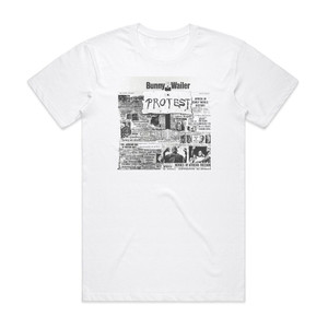 Bunny Wailer Protest Album Cover T-Shirt White