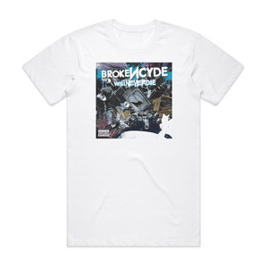 brokeNCYDE Will Never Die Album Cover T-Shirt White