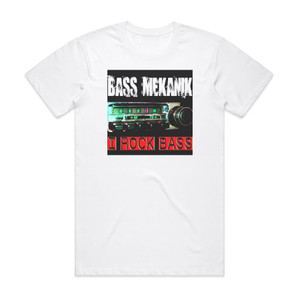 Bass Mekanik I Rock Bass Album Cover T-Shirt White