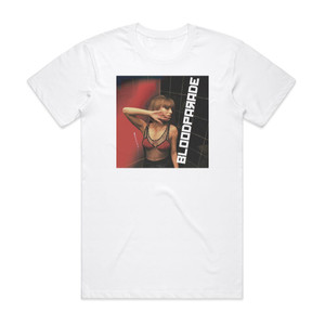 Bloodparade Take My Blood Album Cover T-Shirt White Bloodparade Take My Blood Album Cover T-Shirt White