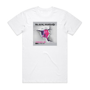 Black Sunday Backyard Freaks Album Cover T-Shirt White Black Sunday Backyard Freaks Album Cover T-Shirt White
