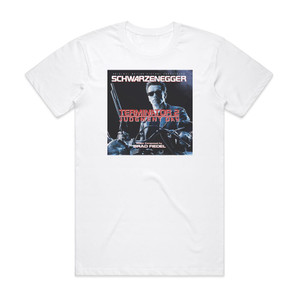 Brad Fiedel Terminator 2 Judgment Day 1 Album Cover T-Shirt White