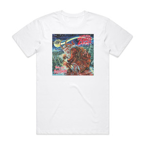 Bloodsucking Zombies From Outer Space Bloody Unholy Christmas Album Cover T-Shirt White