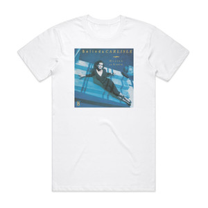 Belinda Carlisle Heaven On Earth 1 Album Cover T-Shirt White Belinda Carlisle Heaven On Earth 1 Album Cover T-Shirt White