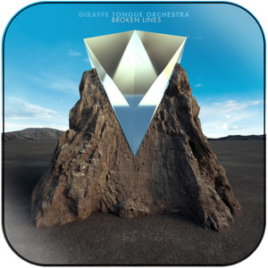 Giraffe Tongue Orchestra Broken Lines Album Cover Sticker Giraffe Tongue Orchestra Broken Lines Album Cover Sticker