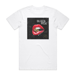 Black Tide Bite The Bullet Album Cover T-Shirt White Black Tide Bite The Bullet Album Cover T-Shirt White