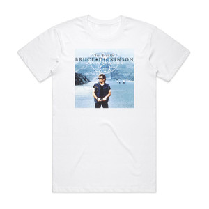 Bruce Dickinson The Best Of Bruce Dickinson Album Cover T-Shirt White Bruce Dickinson The Best Of Bruce Dickinson Album Cover T-Shirt White