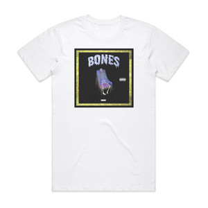 Bones Bones Album Cover T-Shirt White Bones Bones Album Cover T-Shirt White