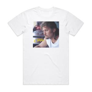 Billy Ray Cyrus Southern Rain Album Cover T-Shirt White Billy Ray Cyrus Southern Rain Album Cover T-Shirt White