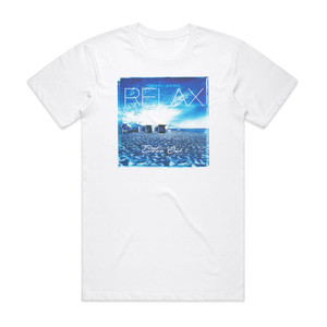Blank and Jones Relax 2 Album Cover T-Shirt White Blank and Jones Relax 2 Album Cover T-Shirt White