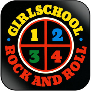 Girlschool 1 2 3 4 Rock And Roll Album Cover Sticker