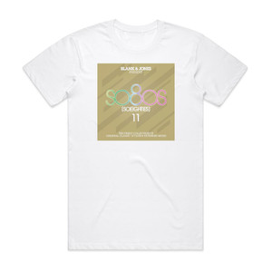 Blank and Jones Blank Jones Present So80S Soeighties 11 Album Cover T-Shirt White Blank and Jones Blank Jones Present So80S Soeighties 11 Album Cover T-Shirt White