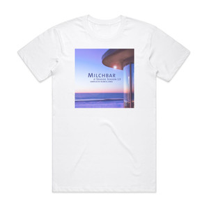 Blank and Jones Milchbar Seaside Season 13 Album Cover T-Shirt White Blank and Jones Milchbar Seaside Season 13 Album Cover T-Shirt White