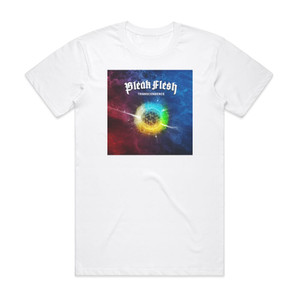 Bleak Flesh Transcendence Album Cover T-Shirt White