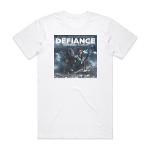 Bear McCreary Defiance Album Cover T-Shirt White Bear McCreary Defiance Album Cover T-Shirt White