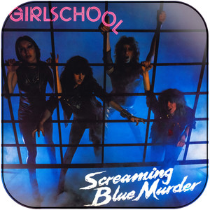 Girlschool Screaming Blue Murder Album Cover Sticker Girlschool Screaming Blue Murder Album Cover Sticker