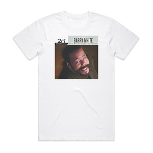 Barry White 20Th Century Masters The Millennium Collection The Best Of B Album Cover T-Shirt White Barry White 20Th Century Masters The Millennium Collection The Best Of B Album Cover T-Shirt White