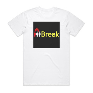 Break Commercial Suicide Presents Break Album Cover T-Shirt White Break Commercial Suicide Presents Break Album Cover T-Shirt White