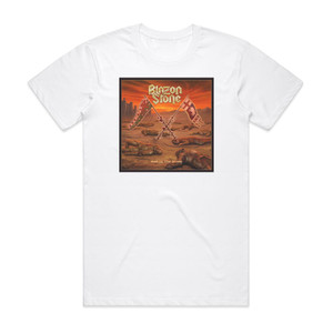 Blazon Stone War Of The Roses Album Cover T-Shirt White Blazon Stone War Of The Roses Album Cover T-Shirt White