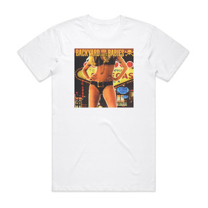 Backyard Babies Highlights Album Cover T-Shirt White Backyard Babies Highlights Album Cover T-Shirt White
