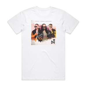Bad Bunny Bilame Remix Album Cover T-Shirt White Bad Bunny Bilame Remix Album Cover T-Shirt White