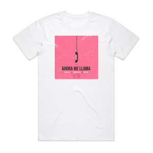 Bad Bunny Ahora Me Llama Remix Album Cover T-Shirt White