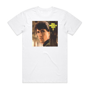 Bill Medley 100 Album Cover T-Shirt White Bill Medley 100 Album Cover T-Shirt White