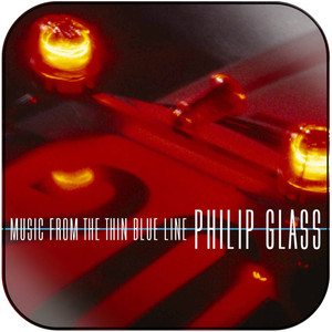Philip Glass Music From The Thin Blue Line Album Cover Sticker Philip Glass Music From The Thin Blue Line Album Cover Sticker