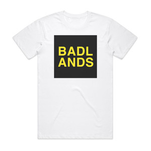 Black Foxxes Badlands Album Cover T-Shirt White Black Foxxes Badlands Album Cover T-Shirt White