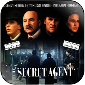Philip Glass The Secret Agent Album Cover Sticker