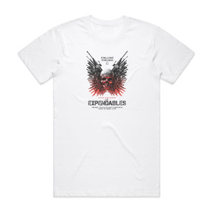 Brian Tyler The Expendables Album Cover T-Shirt White Brian Tyler The Expendables Album Cover T-Shirt White
