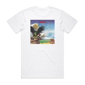 Budgie Never Turn Your Back On A Friend Album Cover T-Shirt White Budgie Never Turn Your Back On A Friend Album Cover T-Shirt White