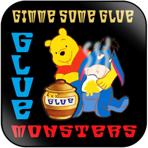 Glue Monsters Gimme Some Glue Album Cover Sticker Glue Monsters Gimme Some Glue Album Cover Sticker