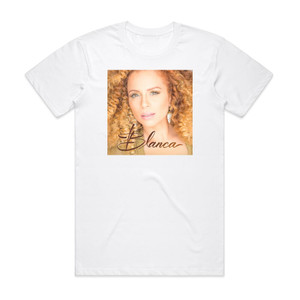 Blanca Blanca Album Cover T-Shirt White Blanca Blanca Album Cover T-Shirt White