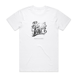 Boys Of Fall Thank You Goodbye Album Cover T-Shirt White Boys Of Fall Thank You Goodbye Album Cover T-Shirt White