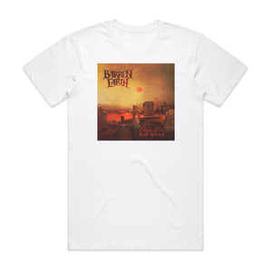 Barren Earth Curse Of The Red River Album Cover T-Shirt White Barren Earth Curse Of The Red River Album Cover T-Shirt White